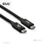 CABLE USB-C TO USB-C 1.2M/BLACK CAC-1570 CLUB3D
