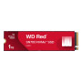 SSD, SANDISK, 2000xTBW rating, MTBF 1750000 h, Read speed 3430 MB/s, Write speed 3000 MB/s, NVMe Yes, PCI Express 3.0, M.2, 1000 GB, POWERED BY SANDISK, Red SN700, WDS100T1R0C