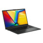 Notebook, ASUS, VivoBook Series, Go 15, E1504FA-BQ2644W, CPU Ryzen 5, 7520U, 2800 MHz, 15.6, 1920x1080, RAM 16GB, LPDDR5, SSD 1TB, AMD Radeon Graphics, Integrated, ENG, Windows 11 Home, Black, 1.63 kg, 90NB0ZR2-M04AJ0