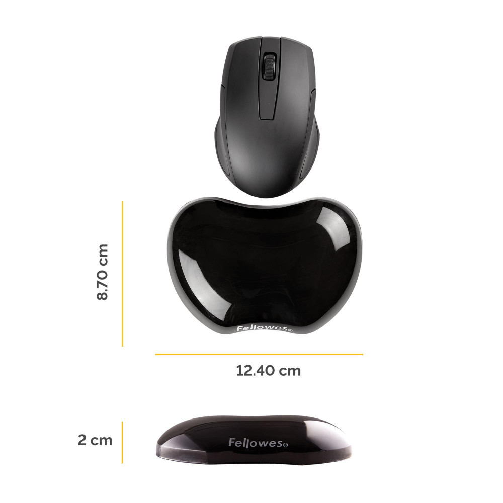 MOUSE PAD WRIST SUPPORT/BLACK 9112301 FELLOWES MOUSE PAD WRIST SUPPORT/BLACK 9112301 FELLOWES