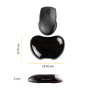 MOUSE PAD WRIST SUPPORT/BLACK 9112301 FELLOWES MOUSE PAD WRIST SUPPORT/BLACK 9112301 FELLOWES