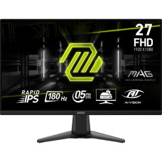 LCD Monitor, MSI, MAG 275F, 27, Gaming, Tilt, Matte, Panel IPS, 1920x1080, 16:9, 180Hz, 0.5 ms, Colour Black, MAG275F LCD Monitor, MSI, MAG 275F, 27, Gaming, Tilt, Matte, Panel IPS, 1920x1080, 16:9, 180Hz, 0.5 ms, Colour Black, MAG275F