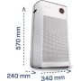 AIR PURIFIER HEPA CA-510PRO/SMART CLEAN AIR OPTIMA