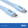 CABLE USB-C TO USB-C 2M/M/M BLUE CAC-3003 CLUB3D CABLE USB-C TO USB-C 2M/M/M BLUE CAC-3003 CLUB3D