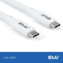 CABLE USB-C TO USB-C 2M/M/M WHITE CAC-3001 CLUB3D CABLE USB-C TO USB-C 2M/M/M WHITE CAC-3001 CLUB3D