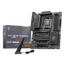 Mainboard, MSI, AMD X870E, SAM5, ATX, Memory DDR5, Memory slots 4, 3xPCI-Express 16x, 4xM.2, 1xAudio-In, 1xAudio-Out, 4xUSB 2.0, 2xUSB 3.2, 3xUSB-C, 1xRJ45, MAGX870ETOMAHAWKWIFI