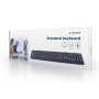 KEYBOARD STANDART USB ENG/BLACK KB-U-103 GEMBIRD