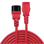 CABLE POWER IEC EXTENSION 2M/RED 30478 LINDY CABLE POWER IEC EXTENSION 2M/RED 30478 LINDY
