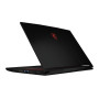 Notebook, MSI, Thin GF63 12UC, CPU Core i7, i7-12650H, 2300 MHz, 15.6, 1920x1080, RAM 16GB, DDR4, 3200 MHz, SSD 512GB, NVIDIA GeForce RTX 3050, 4GB, ENG, Windows 11 Home, Black, 1.86 kg, GF6312UC-1050NL