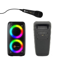 Portable Speaker, N-GEAR, LETS GO PARTY LGP23M, Black, Wireless, Bluetooth, LGP23M