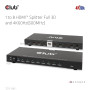 VIDEO SPLITTER HDMI 8PORT/3D 4K 60HZ CSV-1383 CLUB3D