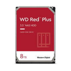 HDD, WESTERN DIGITAL, Red Plus, 8TB, SATA, 256 MB, 5640 rpm, 3,5, WD80EFPX HDD, WESTERN DIGITAL, Red Plus, 8TB, SATA, 256 MB, 5640 rpm, 3,5, WD80EFPX