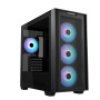 Case, ASUS, A21 PLUS, MidiTower, Case product features Transparent panel, Not included, MicroATX, MiniITX, Colour Black, A21PLUSTGARGBBLACK