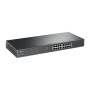 Switch, TP-LINK, TL-SG1218MPE, Desktop/pedestal, Rack, 16x10Base-T / 100Base-TX / 1000Base-T, PoE+ ports 16, 192 Watts, TL-SG1218MPE