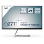 LCD Monitor,AOC,Q27T1,27,Business,Panel IPS,2560x1440,16:9,75Hz,5 ms,Speakers,Tilt,Colour Silver,Q27T1