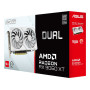 Graphics Card, ASUS, AMD, Radeon RX 9060 XT, 16 GB, GDDR6, PCI Express 5.0, Active, DUAL-RX9060XT-16G-WH