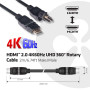 CABLE HDMI TO HDMI 2M/M/M CAC-1360 CLUB3D