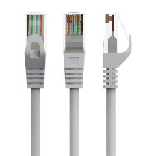 PATCH CABLE CAT6 UTP 0.25M/GREY PP6U-0.25M GEMBIRD