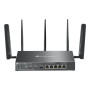 Wireless Router, TP-LINK, ER706WP-4G, Data speed 300 Mbit/s, Ethernet WAN Yes, DSL WAN Yes, SIM card slot Yes, WAN connection type RJ-45, Ethernet LAN Yes, Dual SIM support Yes, 5xLAN ports, USB port Yes, ER706WP-4G