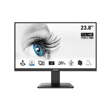 LCD Monitor, MSI, PRO MP2412, 23.8, Business, Panel VA, 1920x1080, 16:9, 100Hz, Matte, 4 ms, Tilt, Colour Black, PROMP2412