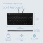KEYBOARD WRL COMPACT BREAK/BLACK RGOSBUSWLBL R-GO TOOLS