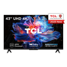 TV Set, TCL, 43 , 4K Ultra HD, 3840 x 2160 pixels, Flat, 16:9, DLED, 43V6C