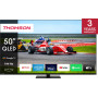 TV Set, THOMSON, 50, 4K/Smart, QLED, 3840x2160, Wireless LAN, Bluetooth, Google TV, Black, 50QG7C14