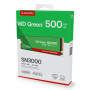 SSD, SANDISK, 150xTBW rating, MTBF 1.75 h, NVMe Yes, PCI Express 4.0, M.2, 500 GB, POWERED BY SANDISK, Green, WDS500G4G0E