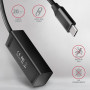 I/O HUB USB-C 4PORT MINI/0.2M HUE-M1C AXAGON