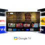 TV Set, THOMSON, 50, 4K/Smart, QLED, 3840x2160, Wireless LAN, Bluetooth, Google TV, Black, 50QG6C14