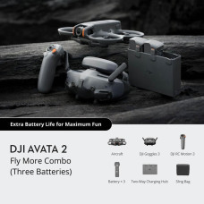 Drone, DJI, Avata 2 Fly More Combo (Three Batteries), Consumer, CP.FP.00000151.05