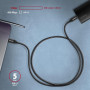 CABLE USB-C TO USB-C 3M 60W/BLACK BUCM3-CM30AB AXAGON