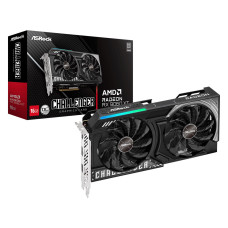 Graphics Card, ASROCK, AMD Radeon RX 9060 XT, 16 GB, GDDR6, 128 bit, PCIE 5.0 16x, Dual Slot Fansink, RX9060XTCL16GO