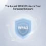 Wireless Router, MERCUSYS, Router, IEEE 802.11a/b/g, IEEE 802.11n, IEEE 802.11ac, IEEE 802.11ax, 3x2.5GbE, LAN \ WAN ports 1, Number of antennas 6, MR47BE