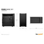 Case, BE QUIET, PURE BASE 501, MidiTower, ATX, MicroATX, MiniITX, Colour Black, BG073