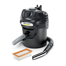 Vacuum Cleaner, KARCHER, Ash and dry vacuum cleaner AD 2, 140 Watts, Capacity 14 l, Noise 82 dB, Black, Weight 4.4 kg, 1.629-711.0