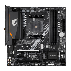 Mainboard, GIGABYTE, AMD B550, SAM4, Micro-ATX, Memory DDR4, Memory slots 4, 1xPCI-Express 3.0 1x, 1xPCI-Express 3.0 4x, 1xPCI-Express 4.0 16x, 2xM.2, 1xDVI-D, 1xHDMI, 4xUSB 2.0, 4xUSB 3.2, 1xPS/2, 1xRJ45, 3xAudio port, B550MAORUSELITEAX1.3