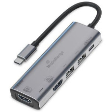 I/O HUB USB-C 5IN1/MRCS511 MEDIARANGE