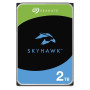 HDD, SEAGATE, SkyHawk, 2 TB, Serial ATA III, Buffer 256 MB, 3.5 , ST2000VX017