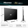 TV Set, HISENSE, 75 , 4K Ultra HD, 3840 x 2160 pixels, Flat, 16:9, 75A6Q