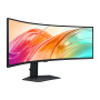 LCD Monitor, SAMSUNG, 49 , 5120 x 1440 pixels, Dual QHD, Native aspect ratio 32:9, LCD, Curved, LS49F950UAUXXE