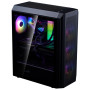 Case, ADATA, VALOR AIR PLUS MID, MidiTower, Case product features Transparent panel, ATX, MicroATX, MiniITX, Colour Black, VALORAIRPLUSMTA-BKCWW