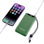 POWER BANK USB 10000MAH/GREEN 7332037 INTENSO