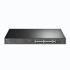 Switch, TP-LINK, TL-SG1218MP, Desktop/pedestal, Rack, 16x10Base-T / 100Base-TX / 1000Base-T, PoE+ ports 16, 250 Watts, TL-SG1218MP