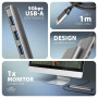 I/O HUB USB-C 5IN1/1M HMC-5H AXAGON