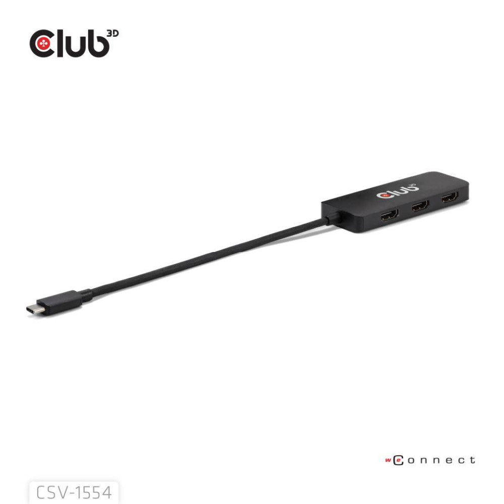 I/O HUB USB-C HDMI TRIPLE/CSV-1554 CLUB3D I/O HUB USB-C HDMI TRIPLE/CSV-1554 CLUB3D