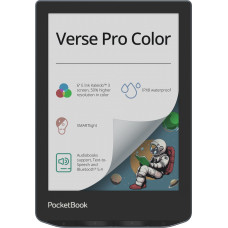 E-Reader, POCKETBOOK, Verse Pro Color, 6, 1072x1448, 1xUSB-C, Wireless LAN, Bluetooth, Dark Blue, PB634K3-1-WW E-Reader, POCKETBOOK, Verse Pro Color, 6, 1072x1448, 1xUSB-C, Wireless LAN, Bluetooth, Dark Blue, PB634K3-1-WW
