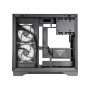 Case, CHIEFTEC, VISIO GM-30B-TG-OP, MidiTower, Case product features Transparent panel, Not included, ATX, MicroATX, MiniITX, Colour Black, GM-30B-TG-OP