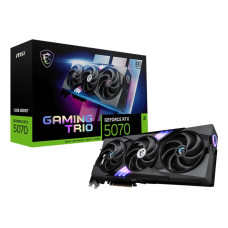 Graphics Card, MSI, NVIDIA GeForce RTX 5070, 12 GB, GDDR7, 192 bit, PCIE 5.0 16x, Triple slot Fansink, 1xHDMI, 3xDisplayPort, RTX507012GGAMTRIOOC