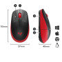 MOUSE USB OPTICAL WRL M190/RED 910-005908 LOGITECH